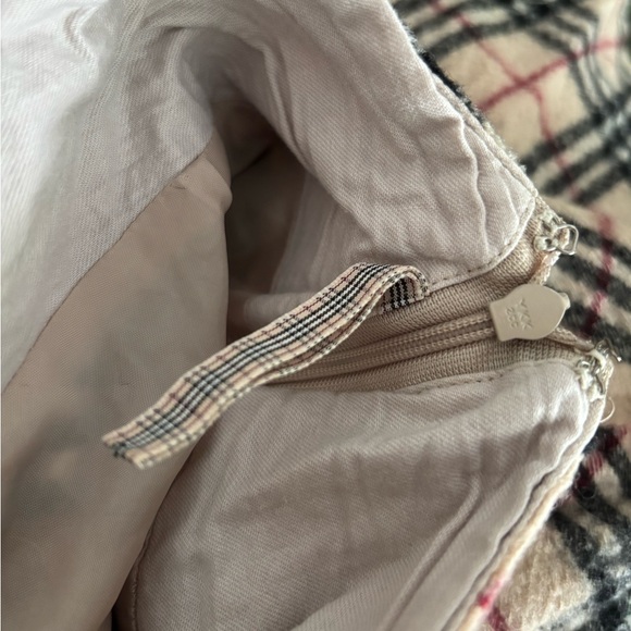 Burberry Plaid Mini Side Slit Skirt 38 - Picture 7 of 9